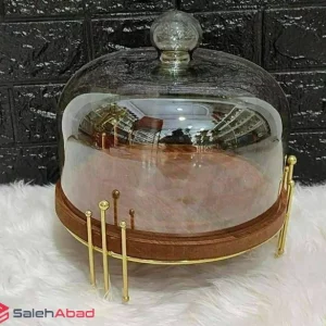 فروش عمده ظرف کاپ کیک چوبی پایه پیانو