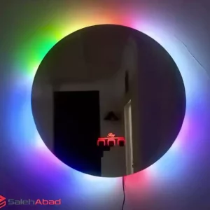 فروش عمده آینه بک لایت گرد لمسی افکت دار