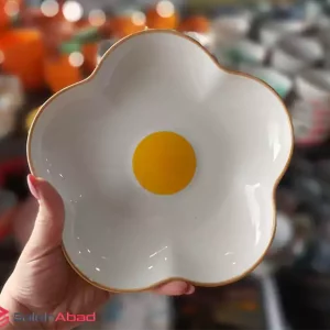 فروش عمده بشقاب سرامیکی طرح تخم مرغ
