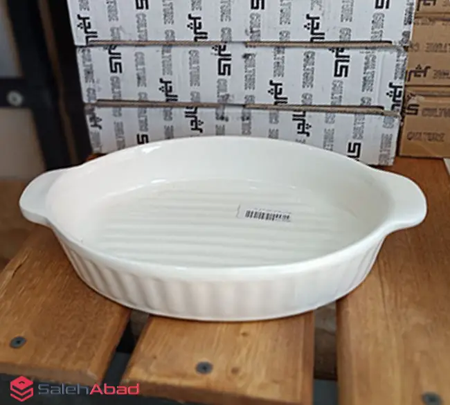فروش عمده تابه مرغ خوری سرامیکی بیضی