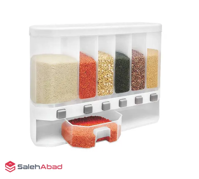 فروش عمده جا حبوباتی آسان ریز 6 خانه