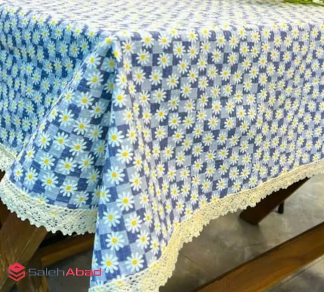 فروش عمده رومیزی پارچه ای گل بابونه