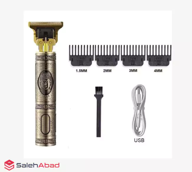 فروش عمده ماشین ریش تراش شارژی طلایی