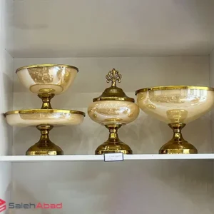 فروش عمده سرویس پذیرایی پایه فلزی 4 تکه