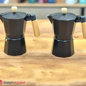 فروش عمده قهوه جوش موکاپات دسته چوبی