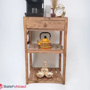 فروش عمده میز کافی بار چوبی کشو دار