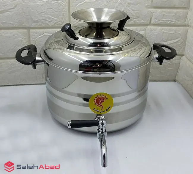 فروش عمده کتری استیل شیردار 9 لیتری