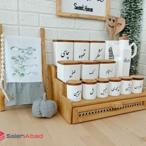 فروش عمده استند ادویه جات چوبی