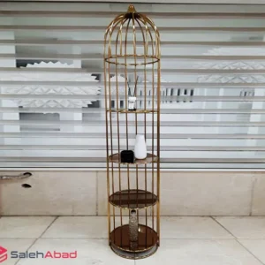فروش عمده استند دکوری نیم قفس فلزی