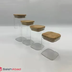 فروش عمده جا ادویه پیرکس درب بامبو