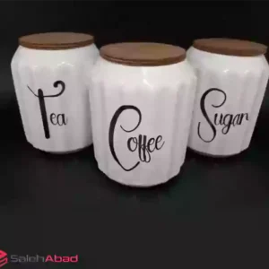 فروش عمده بانکه تکست دار درب چوبی 3 تایی