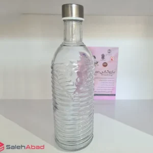 فروش عمده بطری آب شیشه ای درب فلزی