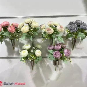 فروش عمده بوته گل پیونی مصنوعی 5 شاخه