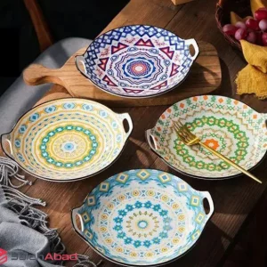فروش عمده تابه سرو دو دسته طرح سنتی