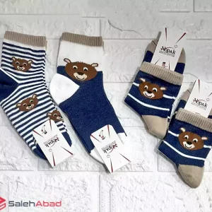 فروش عمده جوراب نیم ساق بچه گانه تدی