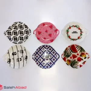 فروش عمده خرما خوری ملامین گرد دسته دار