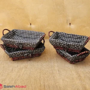 فروش عمده سبد سبزی و نان حصیری دسته دار