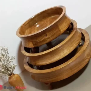 فروش عمده رایزر چوبی گرد سه تکه