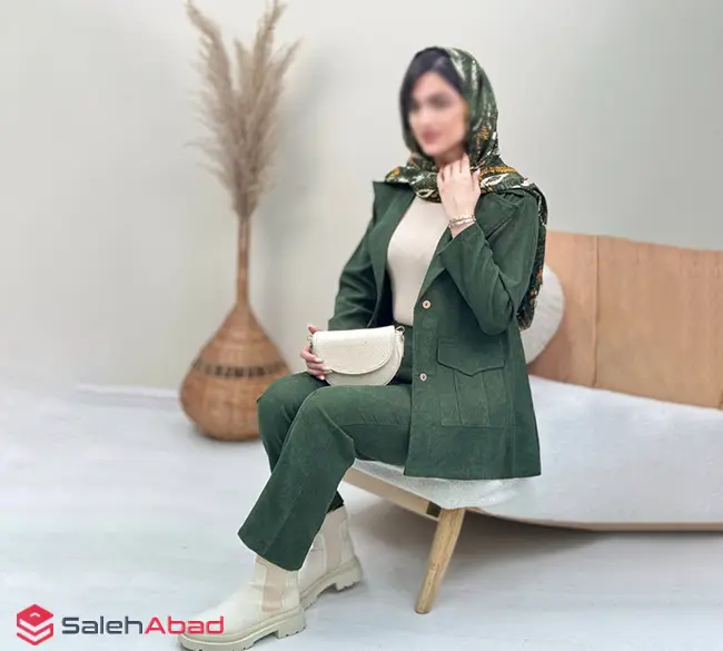 فروش عمده ست کت و شلوار مخمل کبریتی