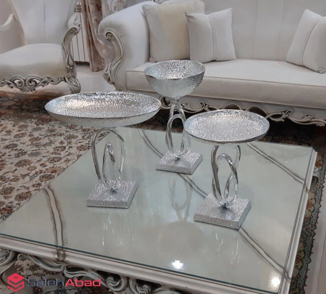 فروش عمده ظروف پذیرایی آلومینیومی گرد