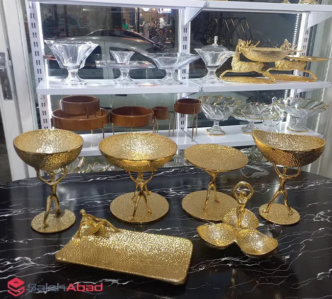فروش عمده ظروف پذیرایی 6 تکه طرح بالرین