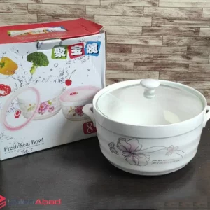 فروش عمده قابلمه سوپ خوری سرامیک گلدار