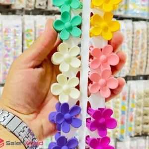 فروش عمده کلیپس مو شمعی گل بابونه