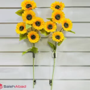 فروش عمده شاخه گل آفتابگردان مصنوعی 5 گل