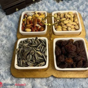 فروش عمده پیاله اردو خوری 4 تایی زیر چوب