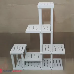 فروش عمده استند گل پازلی 7 طبقه PVC