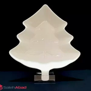 فروش عمده تابه چینی سفید طرح کاج