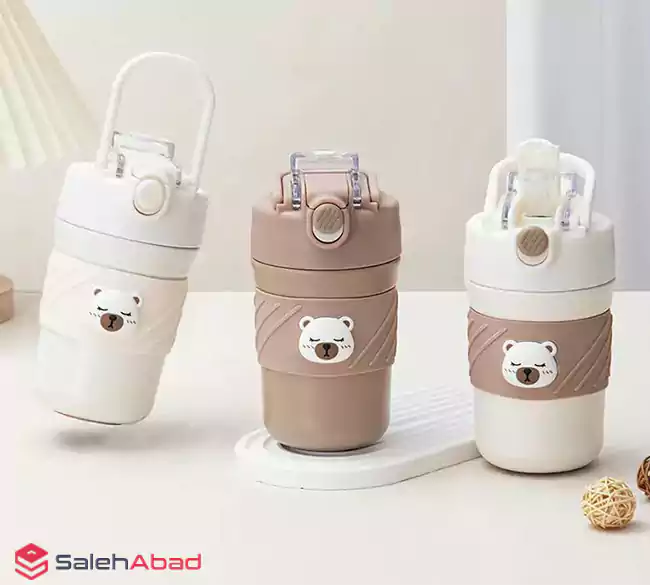 فروش عمده تراول ماگ دو قفله طرح خرس