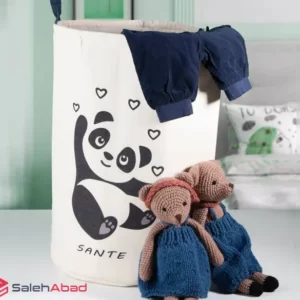 فروش عمده سبد رخت چرک پارچه ای طرح پاندا