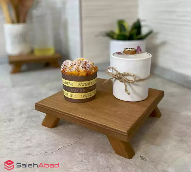 فروش عمده رایزر چوبی مدل مربع پایه دار