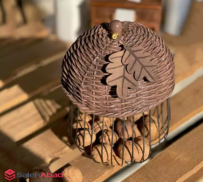 فروش عمده سبد آشپزخانه طرح بلوط