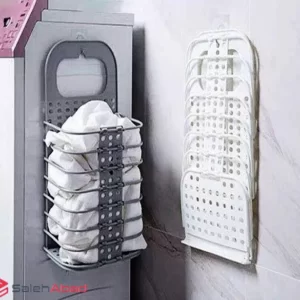 فروش عمده سبد لباس تاشو دیواری