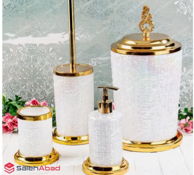 فروش عمده ست سرویس بهداشتی شیشه ای