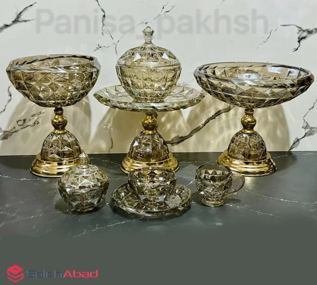 فروش عمده ست پذیرایی 25 پارچه آکوامارین