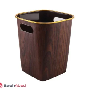 فروش عمده سطل زباله پلاستیکی طرح چوب
