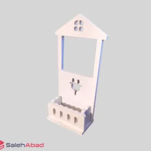 فروش عمده شلف جا موبایل طرح کلبه