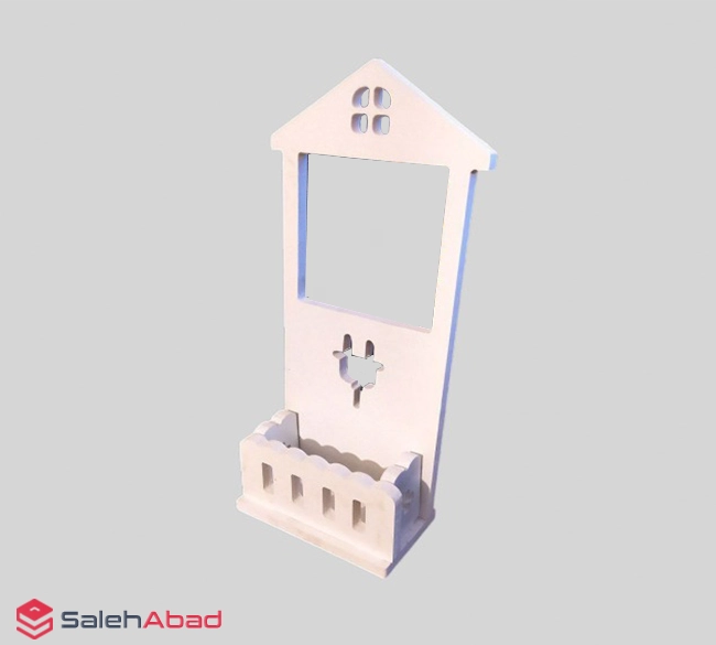 فروش عمده شلف جا موبایل طرح کلبه