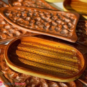 فروش عمده بشقاب سرو سرامیکی طرح نان