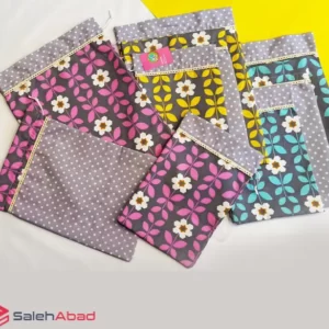 فروش عمده کیسه پارچه ای سبزی طرح گلدار