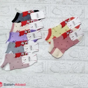 فروش عمده جوراب بچه گانه مچی رنگی