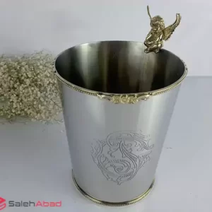 فروش عمده سطل سرو یخ استیل طرح فرشته