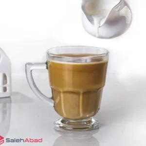 فروش عمده لیوان شیشه ای دسته دار کیوتو