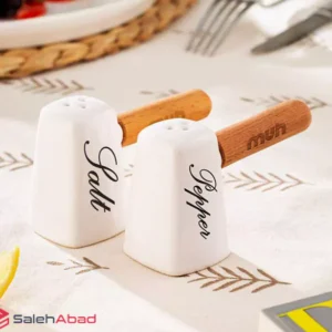 فروش عمده نمک و فلفل پاش دسته چوبی
