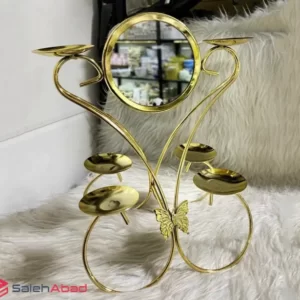 فروش عمده استند هفت سین فلزی پروانه آینه دار