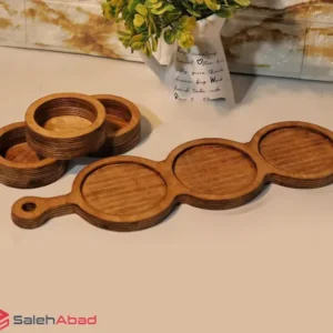 فروش عمده اردو خوری چوبی مدل راکتی 3 خانه
