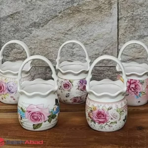 فروش عمده جا قاشقی سبدی دسته دار